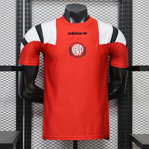 Player Version 2026-2027 River Plate Red EQT Soccer Jersey Football Shirt