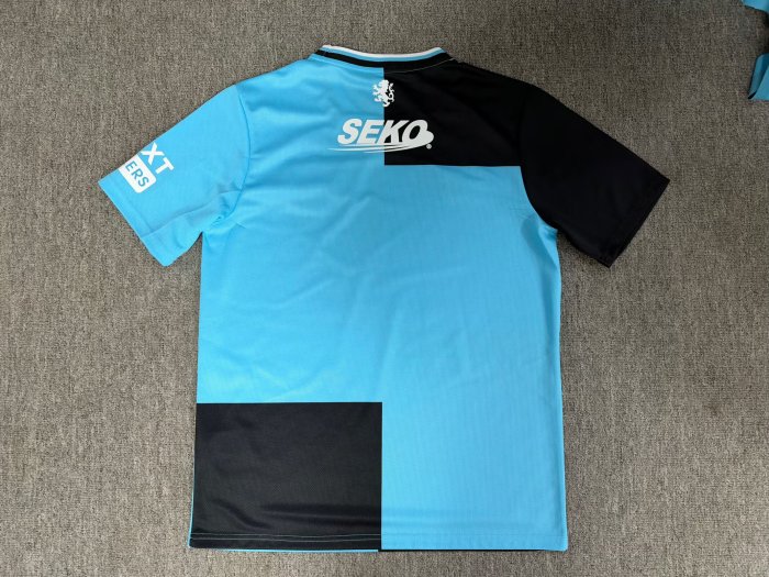 Fan Version 2026-2027 Rangers Fourth Away Black/Blue Soccer Jersey Football Shirt