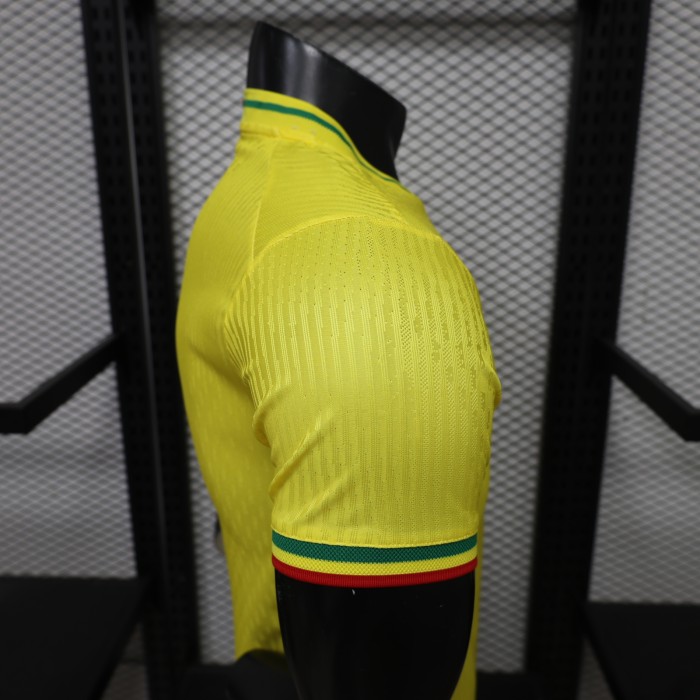 Player Version 2027 Mali Away Yellow Soccer Jersey Football Shirt