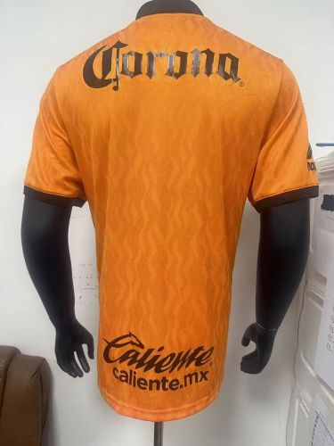Fan Version 2026-2027 Deportivo Toluca Third Away Orange Soccer Jersey Football Shirt