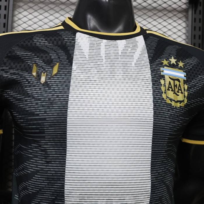 Player Version Argentina X Messi 2026 Special Edition Black/White Soccer Jersey Football Shirt