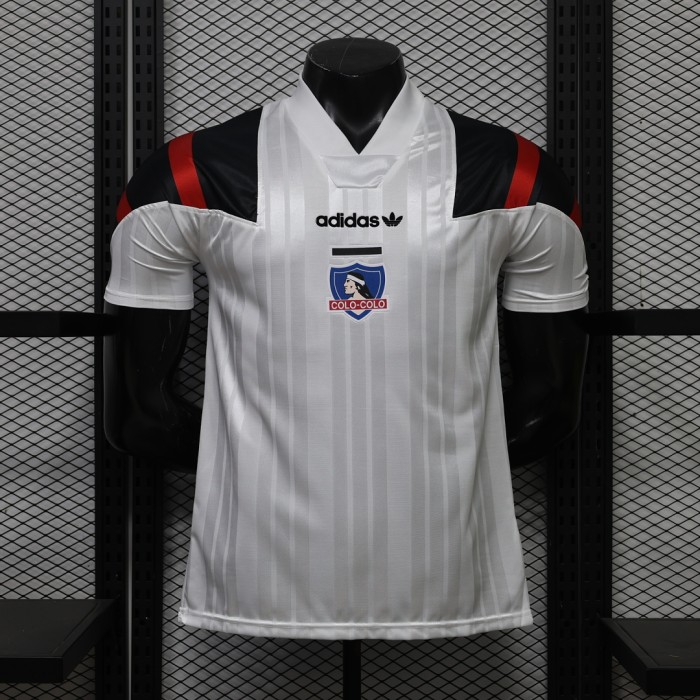 Player Version 2026-2027 Colo-Colo White EQT Soccer Jersey Football Shirt
