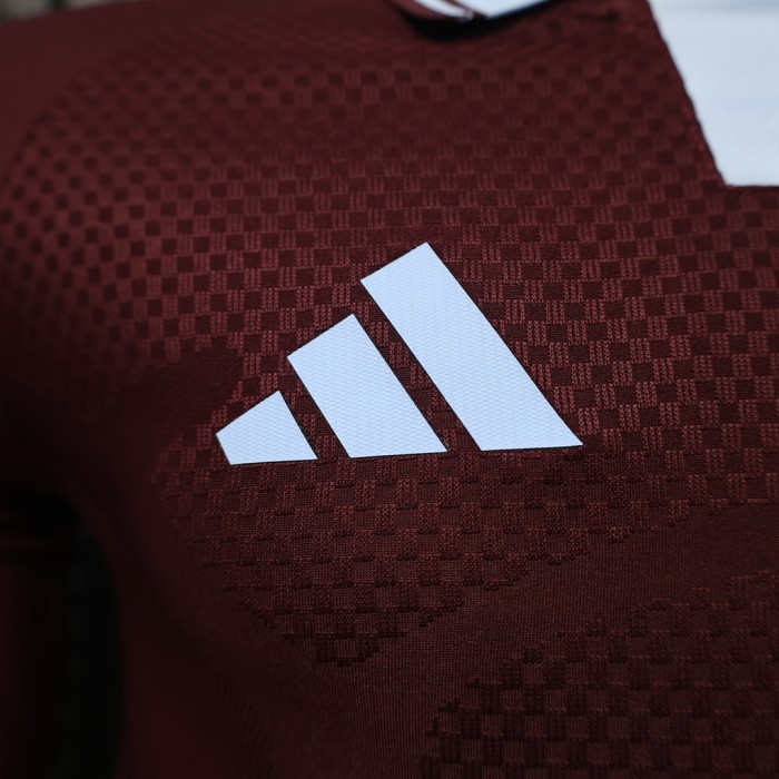 with Sponor Logos Long Sleeve Player Version 2026-2027 Aston Villa Home Football Shirt Soccer Jersey
