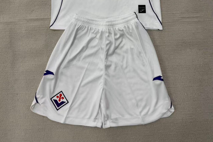 Fan Version 2026-2027 Fiorentina Away White Soccer Shorts Football Shorts