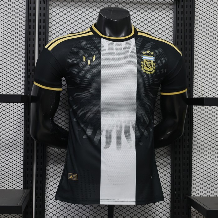 Player Version Argentina X Messi 2026 Special Edition Black/White Soccer Jersey Football Shirt