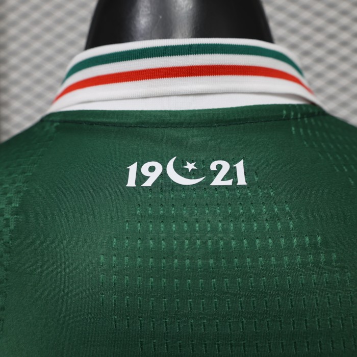 Player Version 2026-2027 USM Alger Green/Red Soccer Jersey MCA Football Shirt
