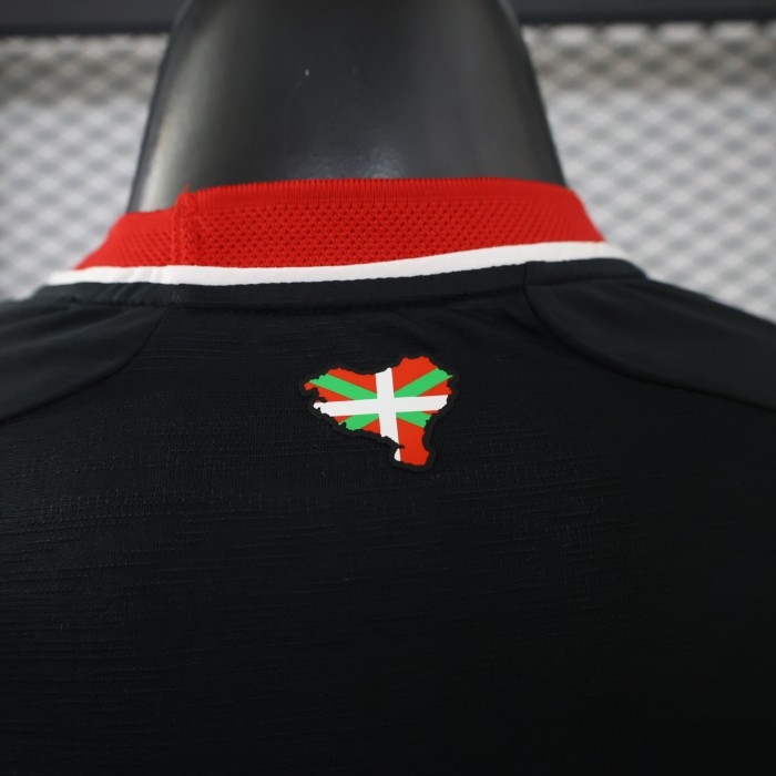 Player Version 2026-2027 Athletic Bilbao Third Away Black Soccer Jersey Football Shirt
