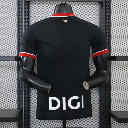 Player Version 2026-2027 Athletic Bilbao Third Away Black Soccer Jersey Football Shirt