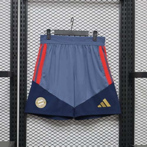 Player Version 2026-2027 Bayern Munich Dark Grey Soccer Training Shorts Football Shorts