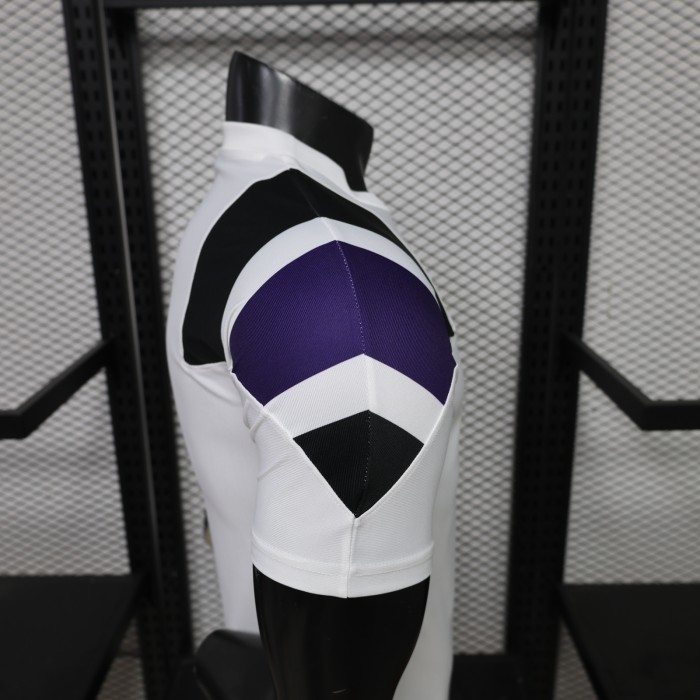 Player Version 2026-2027 Real Madrid White/Purple EQT Soccer Jersey Real Football Shirt