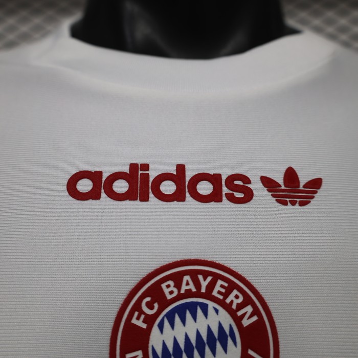 Player Version 2026-2027 Bayern Munich White EQT Soccer Jersey Bayern Munchen Football Shirt