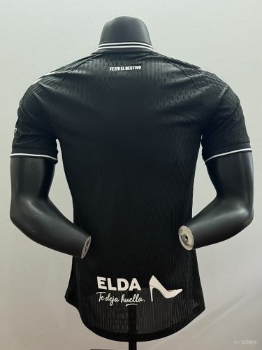 Player Version 2026-2027 CD Eldense Away Black Soccer Jersey Real Football Shirt
