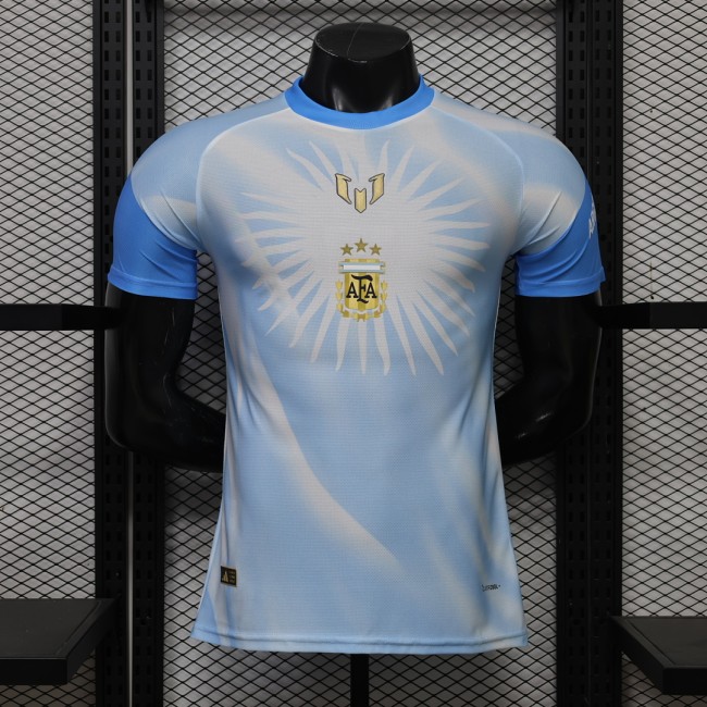 Player Version Argentina X Messi 2026 Special Edition Blue/White Soccer Jersey Football Shirt