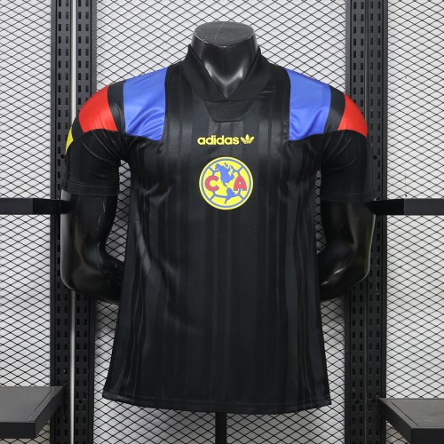 Player Version 2026-2027 Club America Aguilas Black EQT Soccer Jersey Football Shirt