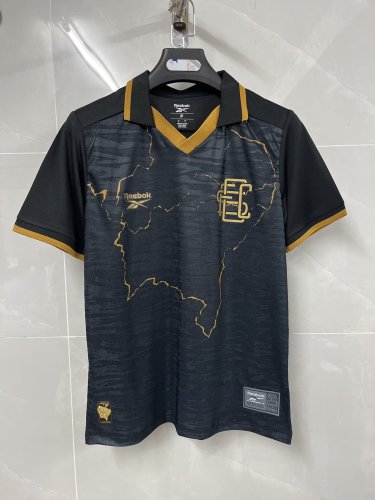 Fans Version 2026-2027 Santa Cruz Third Away Black Soccer Jersey Football Shirt