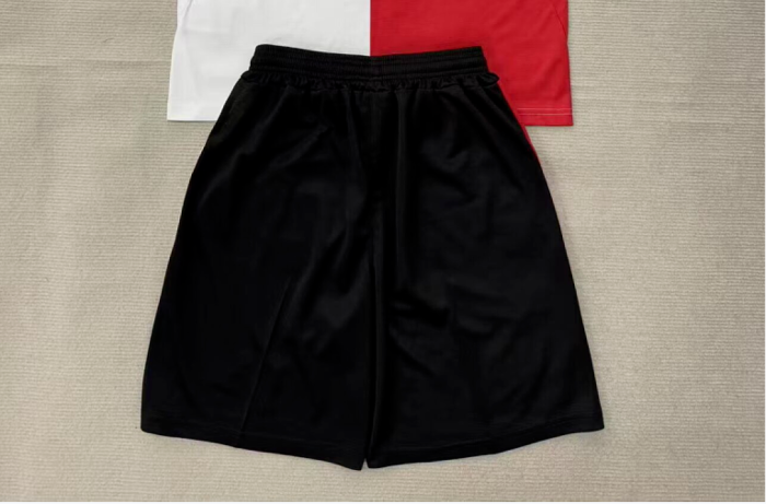 Fan Version 2026-2027 Feyenoord Rotterdam Home Soccer Shorts Football Shorts