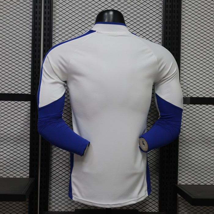 Long Sleeve Player Version 2026-2027 Boca Juniors White Soccer Jersey Football Shirt