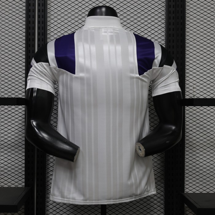 Player Version 2026-2027 Real Madrid White/Purple EQT Soccer Jersey Real Football Shirt
