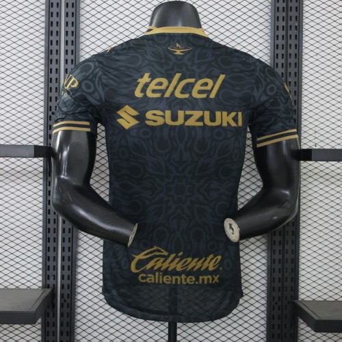 Player Version 2026-2027 Tigres UANL Third Away Black Soccer Jersey Football Shirt