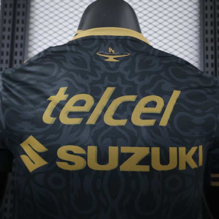 Player Version 2026-2027 Tigres UANL Third Away Black Soccer Jersey Football Shirt