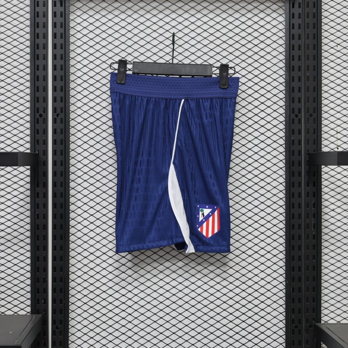 Player Version 2026-2027 Atletico Madrid Home Soccer Shorts Football Shorts