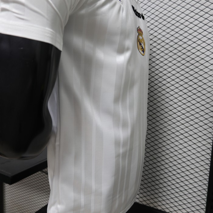 Player Version 2026-2027 Real Madrid White/Purple EQT Soccer Jersey Real Football Shirt