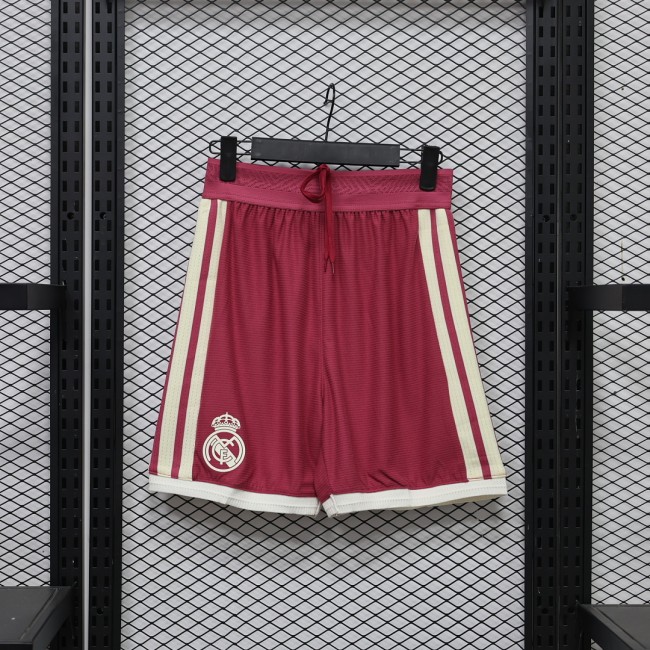Player Version 2025-2026 Real Madrid Third Away Soccer Shorts Football Shorts