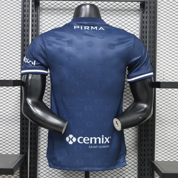 Player Version 2026-2027 Cruz Azul Third Away Dark Blue Soccer Jersey Football Shirt