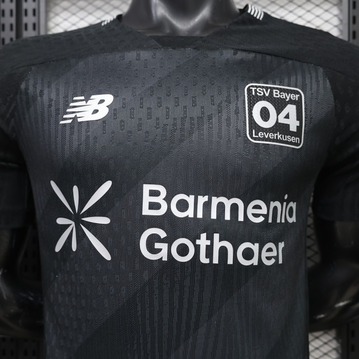 Player Version 2026-2027 Bayer 04 Leverkusen Third Away Black Soccer Jersey Football Shirt