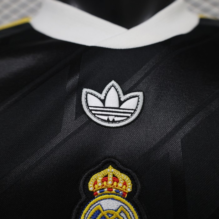 Player Version 2026-2027 Real Madrid Black Retro Model Soccer Jersey Real Football Shirt