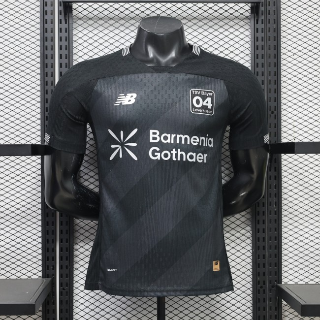Player Version 2026-2027 Bayer 04 Leverkusen Third Away Black Soccer Jersey Football Shirt