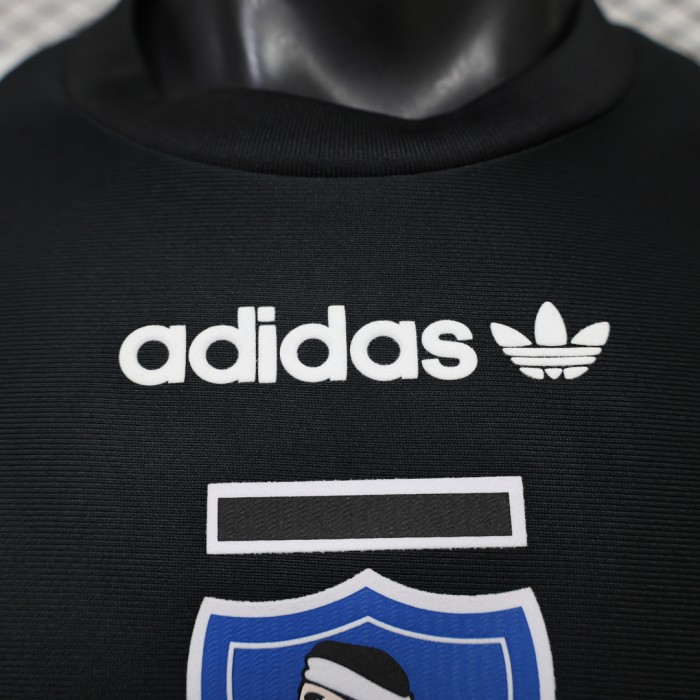Player Version 2026-2027 Colo-Colo Black EQT Soccer Jersey Football Shirt