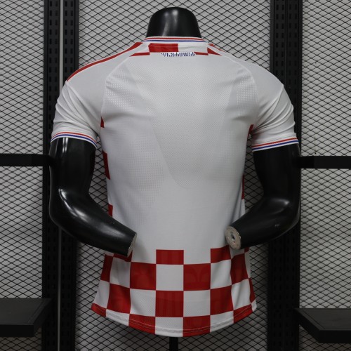 Player Version 2027 Croatia Home Soccer Jersey Football Shirt