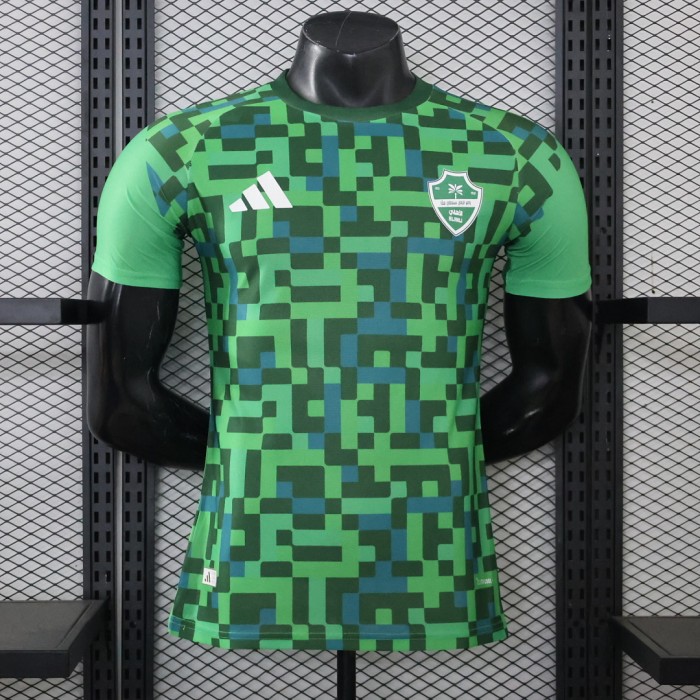 Player Version 2026-2027 Al-Ahli Saudi Green Soccer Training Jersey ALHILAL Football Shirt