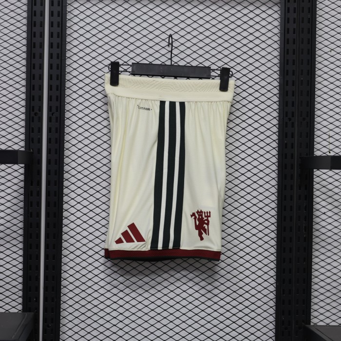 Player Version 2026-2027 Manchester United Third Away Soccer Shorts Football Shorts