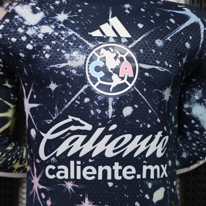 Long Sleeve Player Version 2026-2027 Club America Aguilas Third Away Soccer Jersey Football Shirt