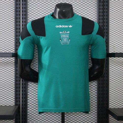 Player Version 2026-2027 Liverpool Green EQT Soccer Jersey Football Shirt