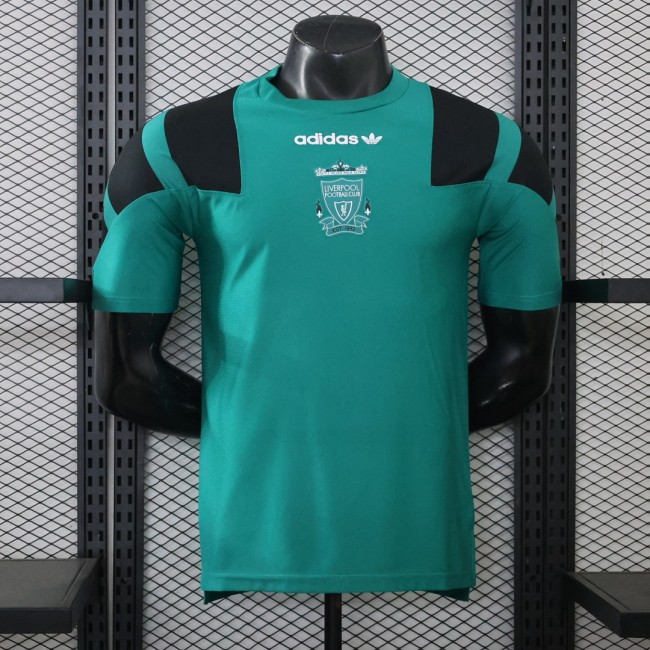 Player Version 2026-2027 Liverpool Green EQT Soccer Jersey Football Shirt