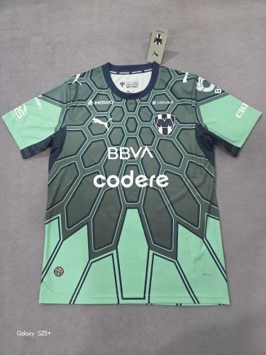 Fans Version 2026-2027 Monterrey Green Goalkeeper Soccer Jersey Menterrey Football Shirt
