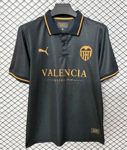 Fans Version 2026-2027 Valencia Black Street Version Soccer Jersey Football Shirt