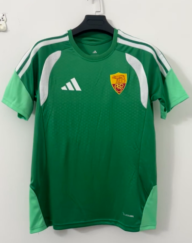 Fan Version 2026-2027 As Roma Green Soccer Training Jersey Football Shirt