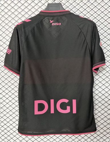 with LALIGA Patch Fan Version 2026-2027 Las Palmas Black/Pink Limited Edition Soccer Jersey Football Shirt