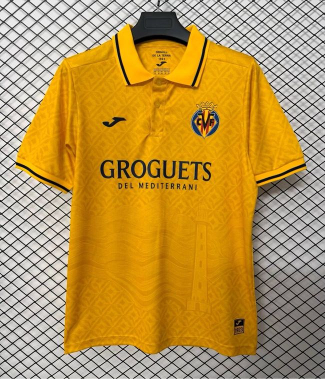 Fans Version 2026-2027 Villarreal Yellow Street Version Soccer Jersey Football Shirt