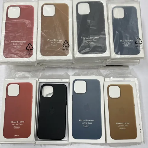 iPhone 13 Pro Max Leather Phone Case with MagSafe