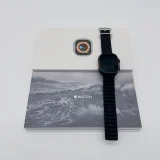 Apple Watch Ultra Titanium Case with Black Ocean Band