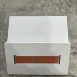 Apple Watch Ultra Titanium Case with Orange Ocean Band