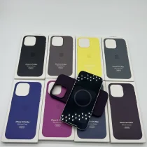 Wallet Chip iPhone 16 Pro Max Silicone Case with MagSafe（Smart Button）