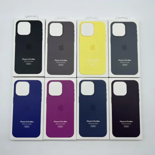 Wallet Chip iPhone 16 Pro Max Silicone Case with MagSafe（Smart Button）