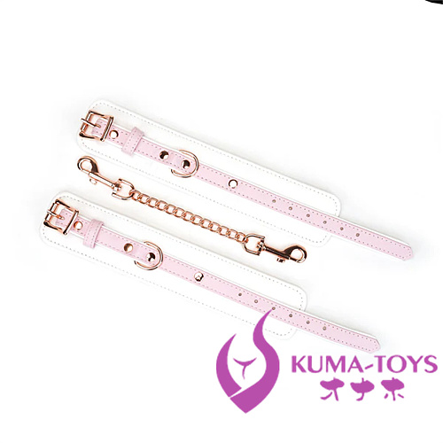 Liebe seele SM手枷 チェーン付き sm拘束グッズ 人気SM道具 羊革・合金材質 大人の玩具