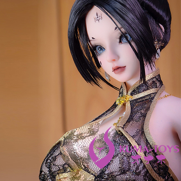 Mini Doll 四妹 P60CM PVCヘッド+シリコン製ボディ ウィッグタイプ フィギュア オナホール 大型オナホール